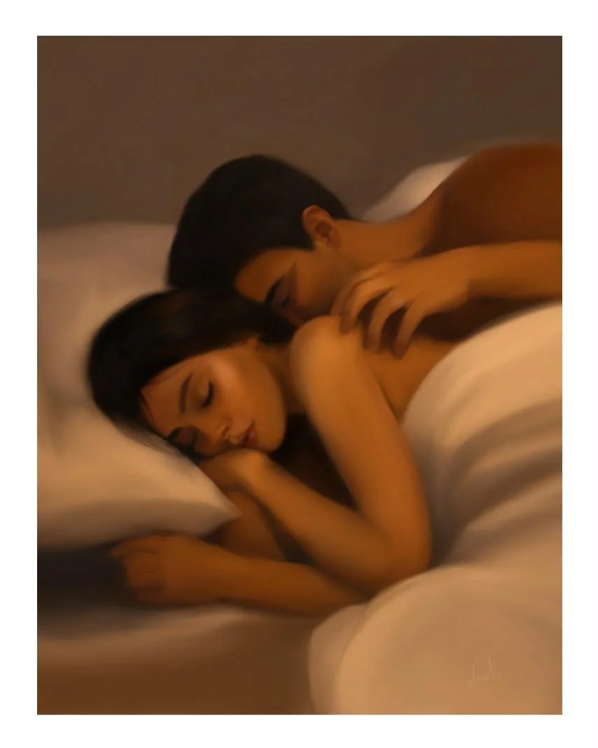 Warm Sleep, digital painting by Noa Rotem